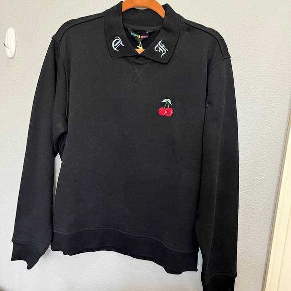 NWT Teddy Fresh Collared Polo Shirt cherry - Picture 1 of 3
